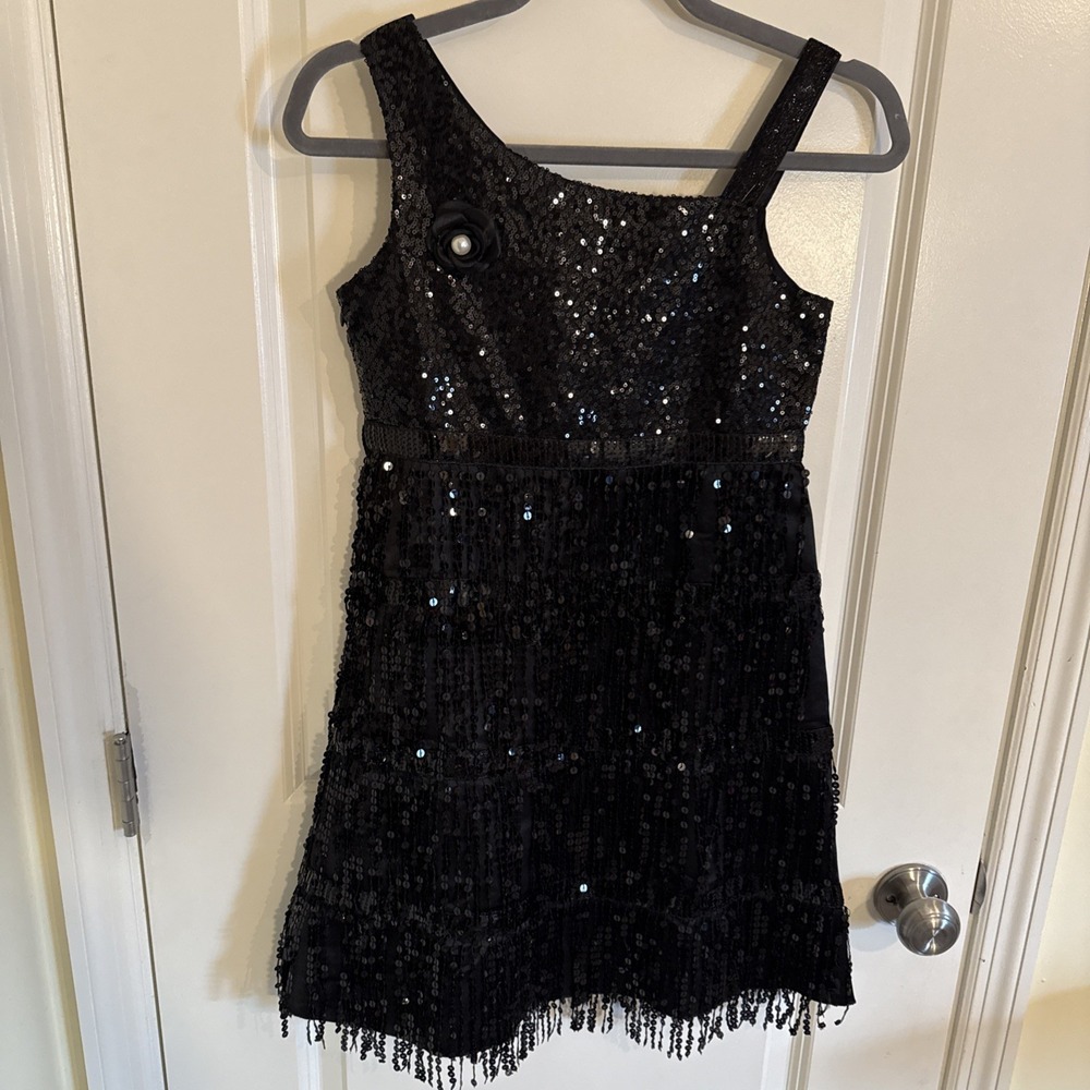ReliBeauty Girls 1920s Flapper Costume Dress Size 150 Girls 10 NWT